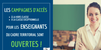 Les campagnes d’accès à la hors classe et à la classe exceptionnelle pour les enseignants du cadre territorial sont ouvertes.