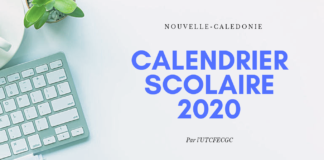 calendrier nc caledonie 2020 ecole vacances